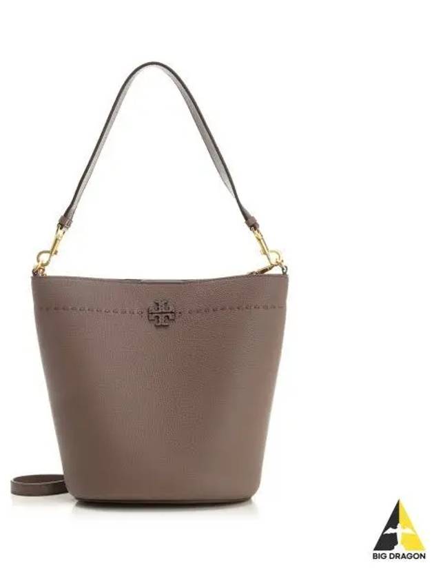 McGraw Logo Bucket Bag Grey - TORY BURCH - BALAAN 2