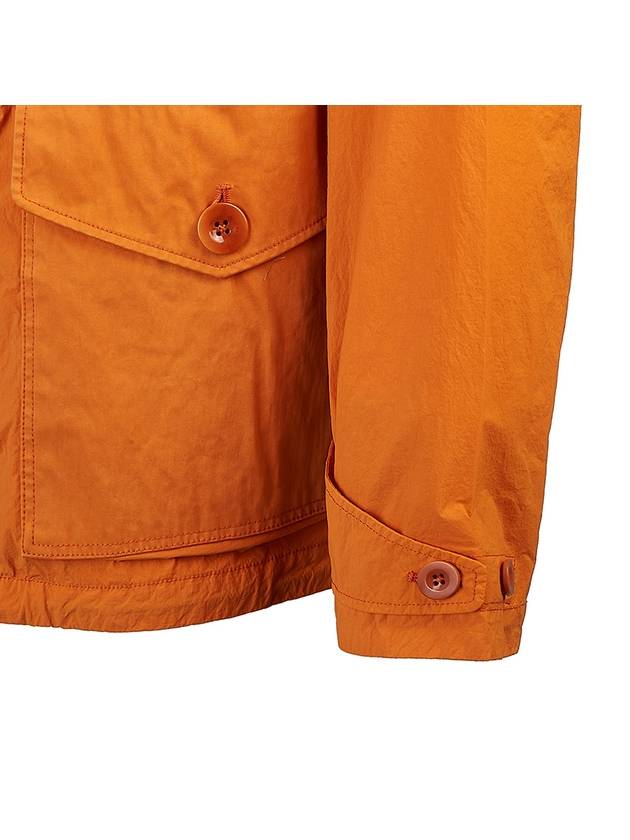 Mid Layer Flap Pocket Hooded Jacket Orange - TEN C - BALAAN 7