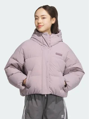 PUL Crop Down Jacket Women s Original Preloved Fig JD3787 736282 - ADIDAS - BALAAN 1