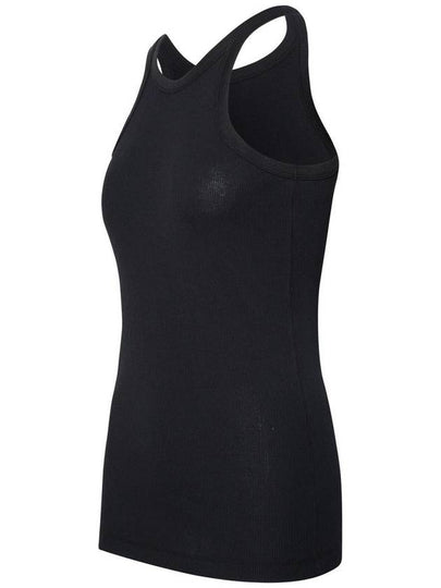 Sportmax 'Nastie' Black Silk Blend Tank Top - MAX MARA SPORTMAX - BALAAN 2