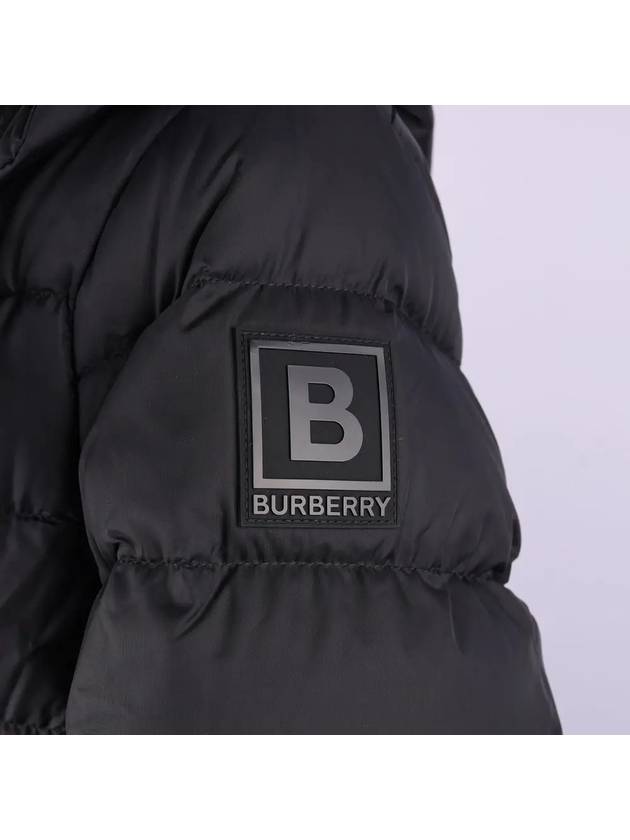 Dalmerton Hoodie Long Padding Black - BURBERRY - BALAAN 7