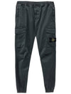 Wappen Patch Cargo Track Pants Grey - STONE ISLAND - BALAAN 2