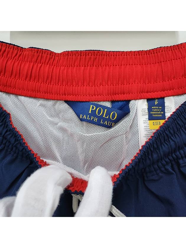 Polo Ralph Lauren Logo Swim Trunk Shorts Newport Navy 710907255 001 - POLO RALPH LAUREN - BALAAN 6