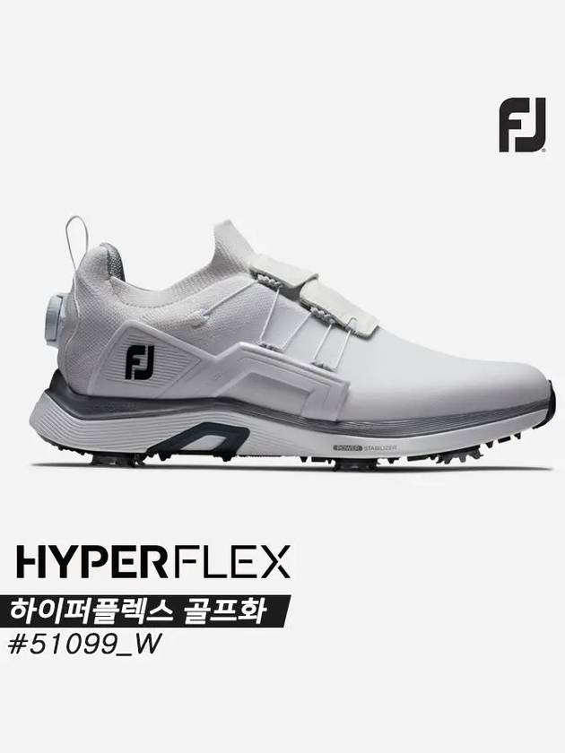 Hyperflex Boa Spike Shoes White - FOOTJOY - BALAAN 4