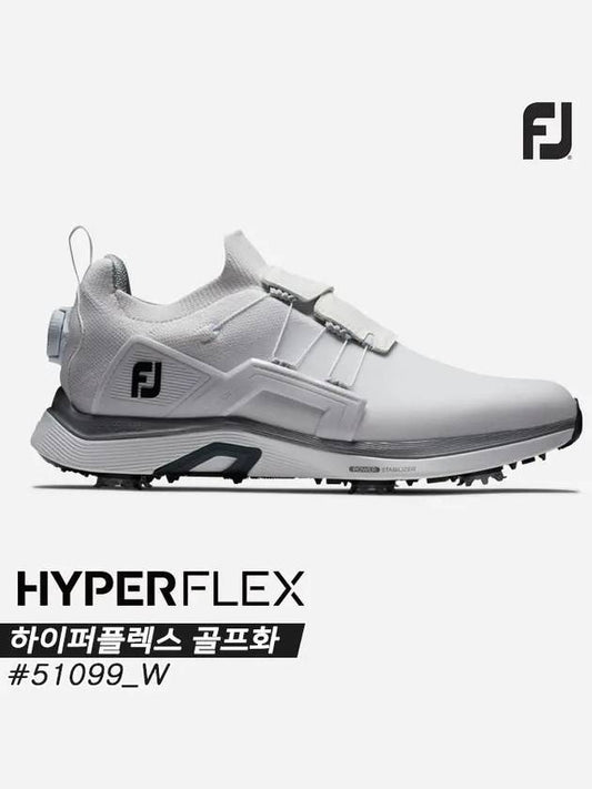 Hyperflex Boa Spike Shoes White - FOOTJOY - BALAAN 2