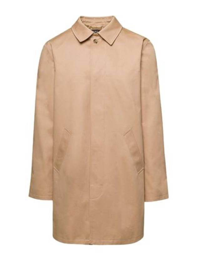 Ville Cotton Gavardin Single Coat Beige - A.P.C. - BALAAN 2