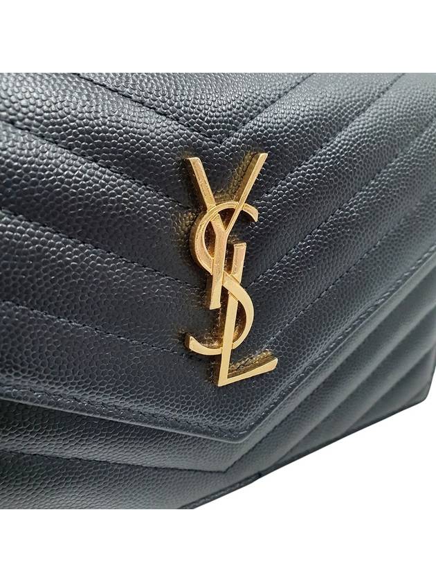 393953 Monogram Envelope Gold WOC Cross Bag - SAINT LAURENT - BALAAN 5