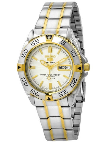 Seiko 5 Sports Automatic White Dial Men's Watch SNZB24J1 - SEIKO - BALAAN 1