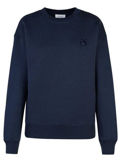 Bold Fox Head Patch Comfort Sweatshirt Ink Blue - MAISON KITSUNE - BALAAN 2