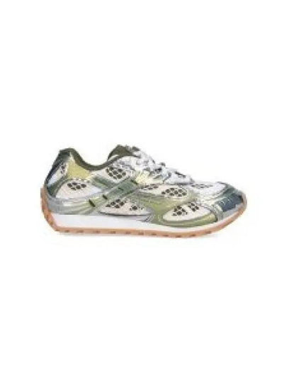 Orbit Mesh Rubber Low Top Sneakers Green - BOTTEGA VENETA - BALAAN 2