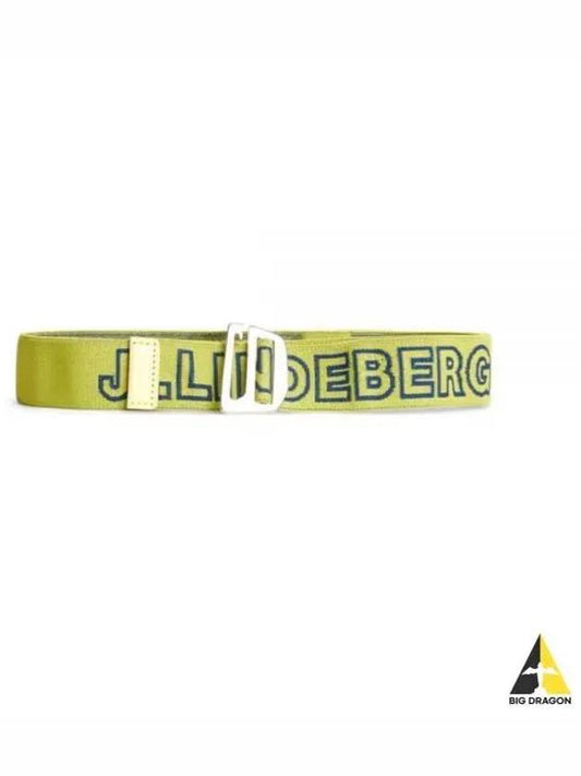 Lennon Webbing Logo Belt Wax Yellow - J.LINDEBERG - BALAAN 2