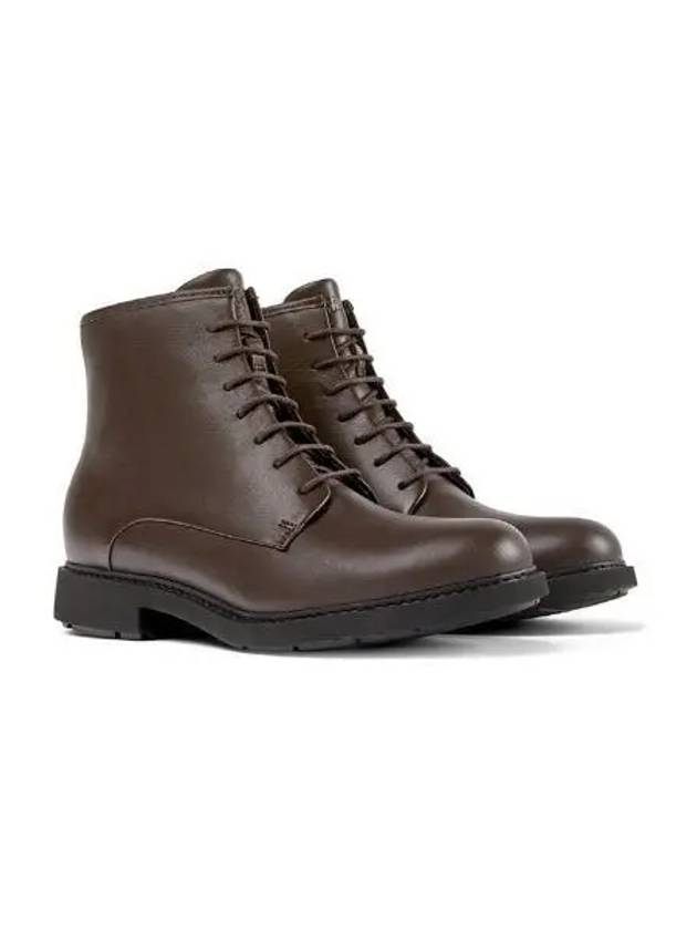 Women's Neumann Leather Middle Boots Brown - CAMPER - BALAAN 2