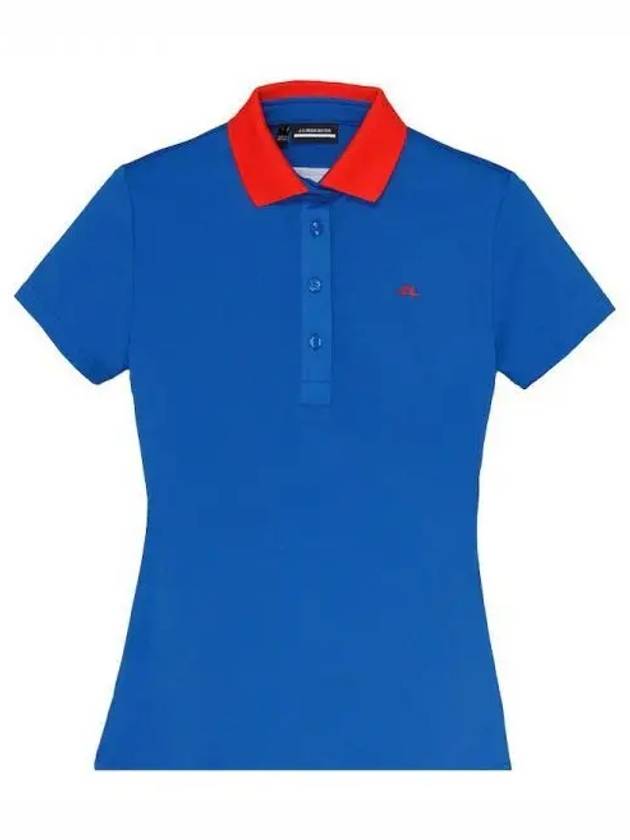 Golf Women s Short Sleeve T shirt Cash Polo CAIE Blue Domestic Product GR5Y24071074200 - J.LINDEBERG - BALAAN 1