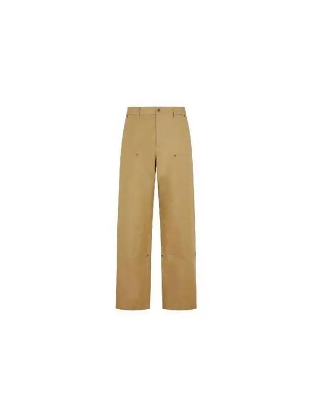 Cotton Workwear Straight Pants Brown - LOEWE - BALAAN 2