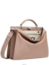 Peekaboo ISeeU Medium Tote Bag Beige - FENDI - BALAAN 4