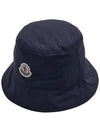 Reversible Bucket Hat Night Blue - MONCLER - BALAAN 3