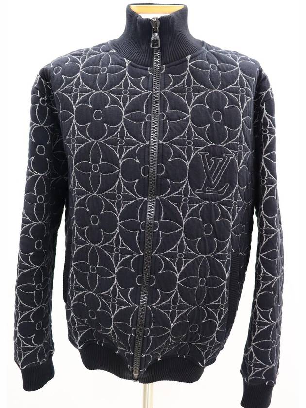 Zip Through Monogram Flower Blouson - LOUIS VUITTON - BALAAN 1