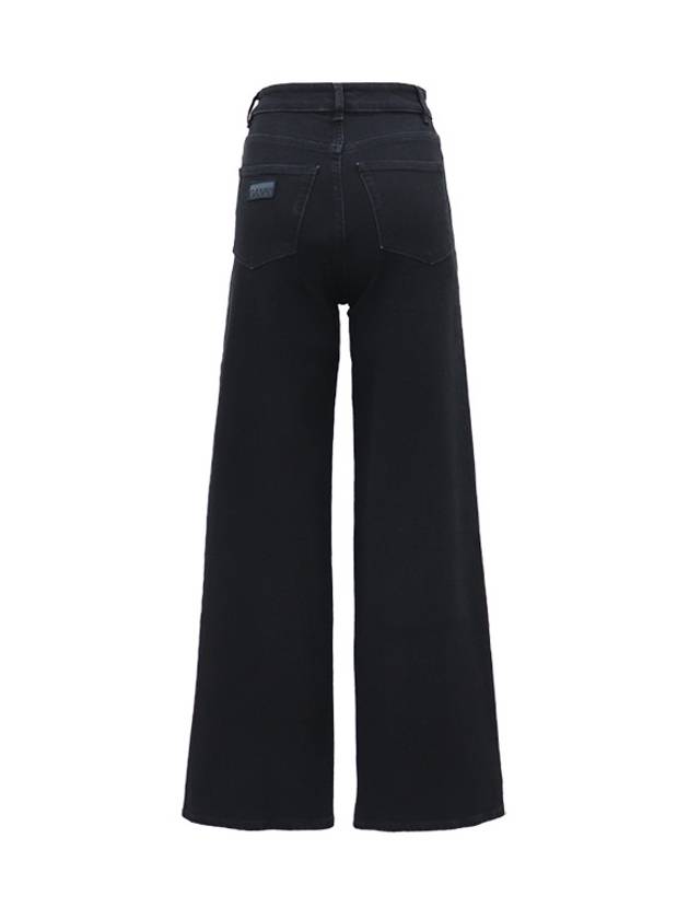 straight black jeans - GANNI - BALAAN 2