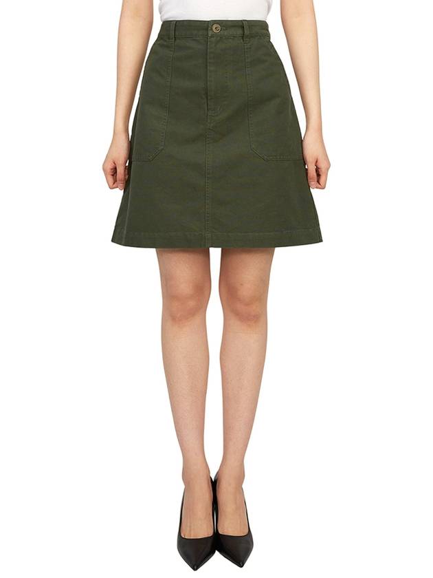 COGBJ F06299 KAF VERT FONCE Women s Mini Skirt - A.P.C. - BALAAN 3