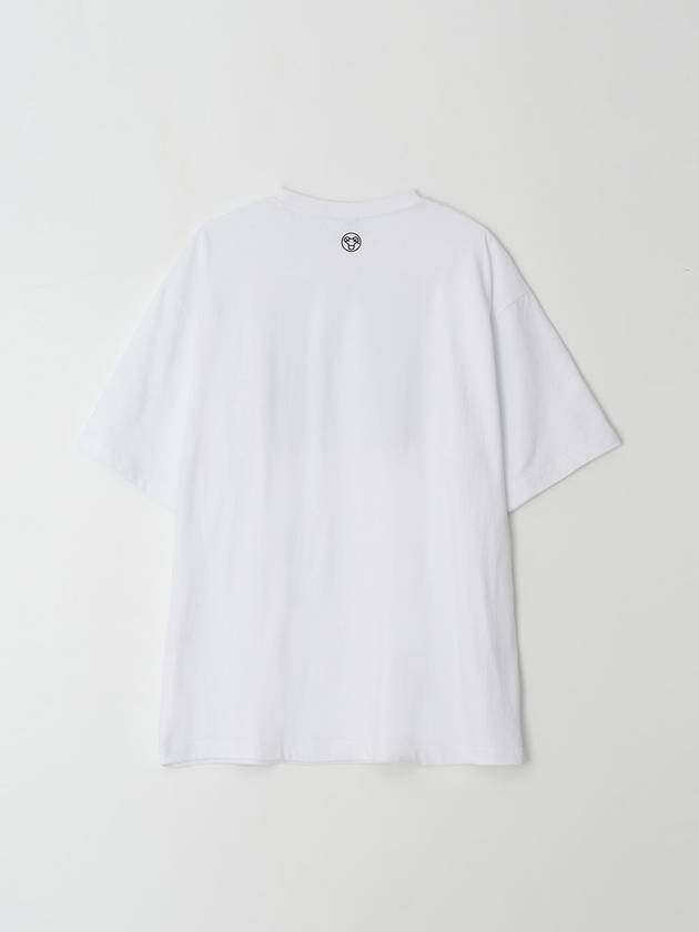 Original logo embroidered t-shirt white - BOOVOOM - BALAAN 3