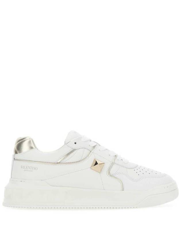 One Stud Low-Top Sneakers White - VALENTINO - BALAAN 2