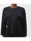 Pleated Please Issey Miyake Raglan Sleeve Technical Pleated Jacket - ISSEY MIYAKE - BALAAN 1