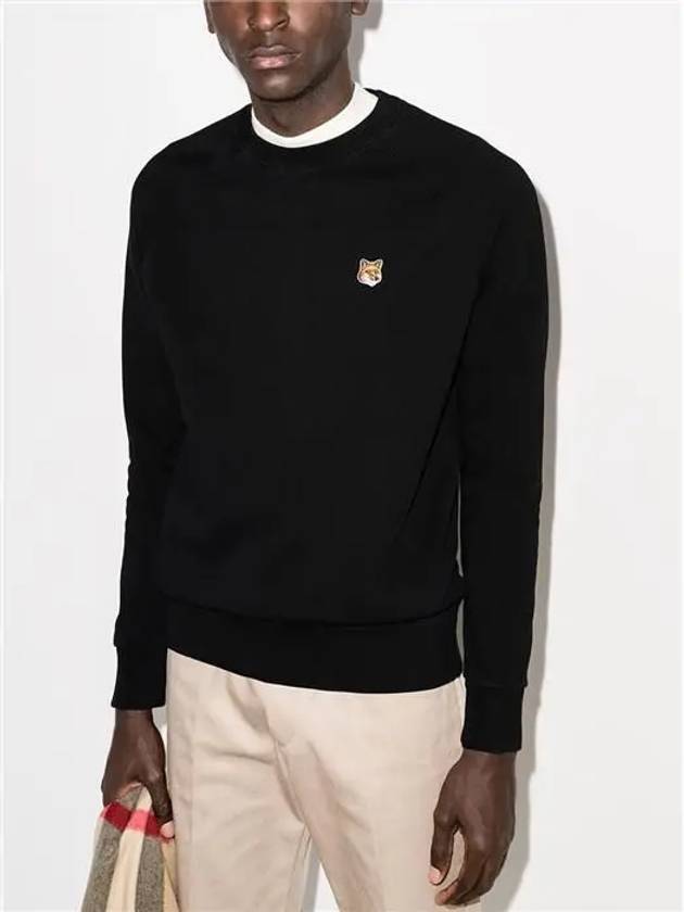 Fox Head Patch Classic Sweatshirt Black - MAISON KITSUNE - BALAAN 3