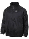 Sportswear Logo Windrunner Woven Anorak Black - NIKE - BALAAN 7