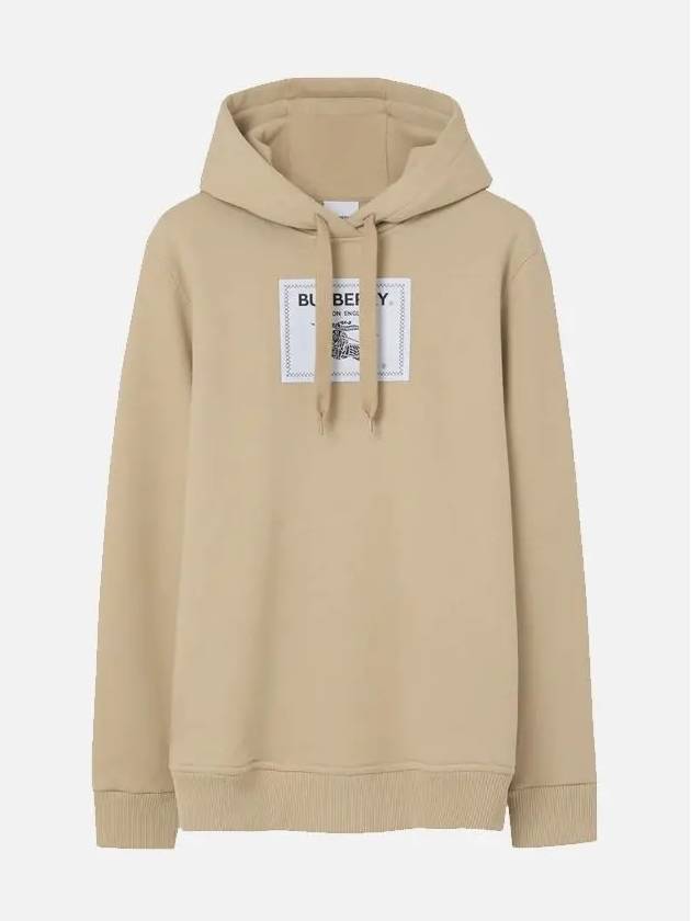 Men's Prorsum Label Cotton Hoodie Beige - BURBERRY - BALAAN 2