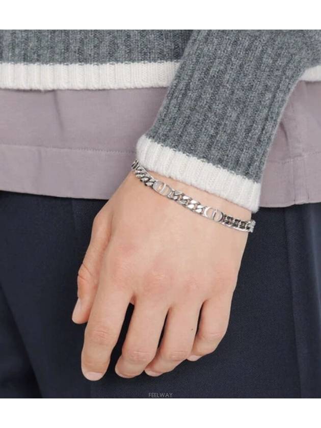 Icon Slim Chain Bracelet Silver - DIOR - BALAAN 3