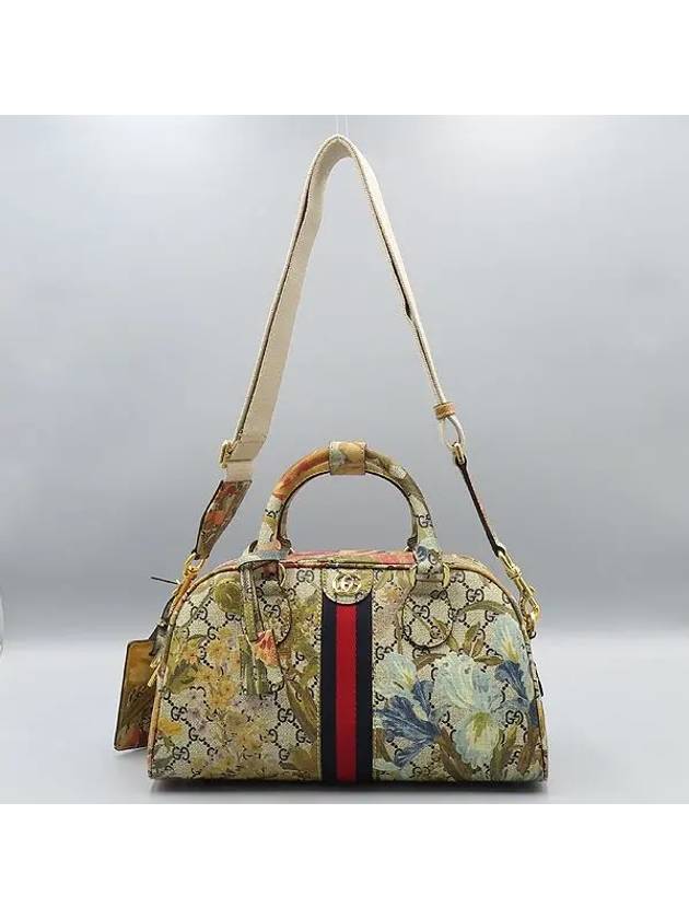 724575 Ophidia GG Supreme Flora Web Stripe Tote Bag Shoulder Strap 2WAY - GUCCI - BALAAN 4