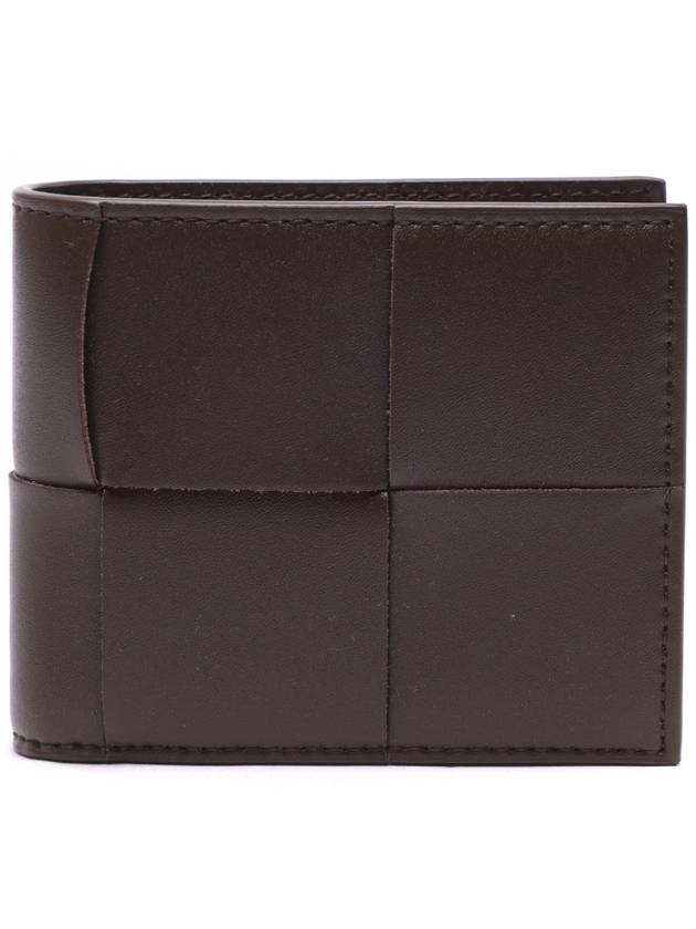 Intrecciato Coin Pocket Half Wallet Brown - BOTTEGA VENETA - BALAAN 2