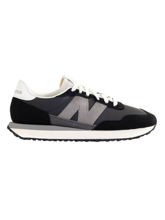 237 Suede Low Top Sneakers Black - NEW BALANCE - BALAAN 1