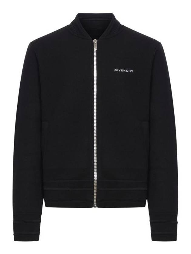 4G Star Logo Wool Bomber Jacket Black - GIVENCHY - BALAAN 1