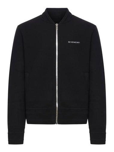 4G Star Logo Wool Bomber Jacket Black - GIVENCHY - BALAAN 1