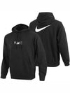 Football Club Fleece Pullover Hoodie Black - NIKE - BALAAN 3