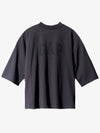 Gap Engineered By Balenciaga Dove Short Sleeve T-Shirt Black - YEEZY - BALAAN 3