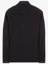 Wappen Patch Two Pocket Shirt Jacket Black - STONE ISLAND - BALAAN 3