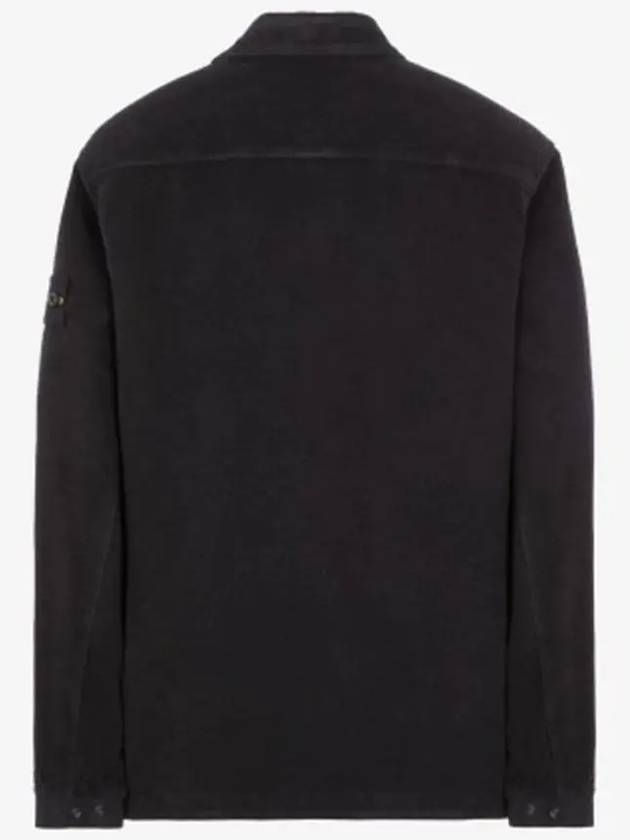 Wappen Patch Two Pocket Shirt Jacket Black - STONE ISLAND - BALAAN 3