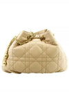 Supple Macrocannage Lambskin Medium Ammi Shoulder Bag Beige - DIOR - BALAAN 2