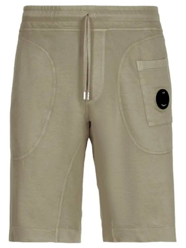 Men's Jogging Bermuda Shorts Brown - CP COMPANY - BALAAN.