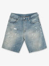 Men's Loose Fit Denim Shorts Light Blue - ACNE STUDIOS - BALAAN 3