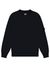 Cotton Diagonal Fleece Lens Sweatshirt Navy - CP COMPANY - BALAAN 2