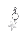 ORB leather star charm key holder silver - VIVIENNE WESTWOOD - BALAAN.