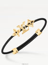 LV Iconic Flower Bracelet Gold Black - LOUIS VUITTON - BALAAN 4