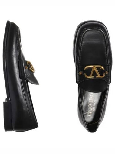 LOGO LEATHER LOAFERS - VALENTINO - BALAAN 1