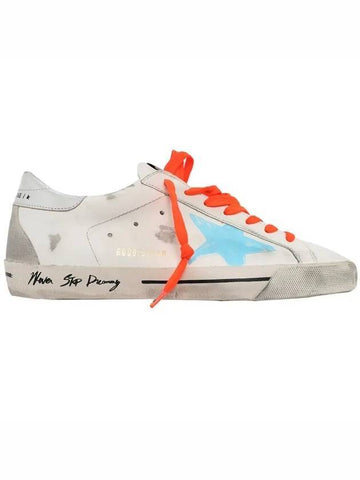 Men's Lettering Silver Tab Superstar Low Top Sneakers White - GOLDEN GOOSE - BALAAN 1