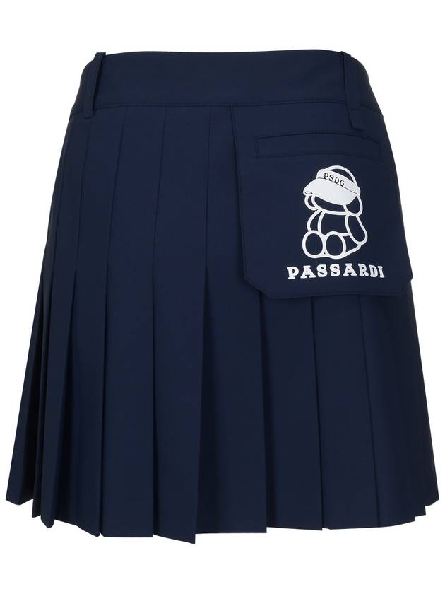 Flap pocket pleated setup skirt NA - PASSARDI - BALAAN 2