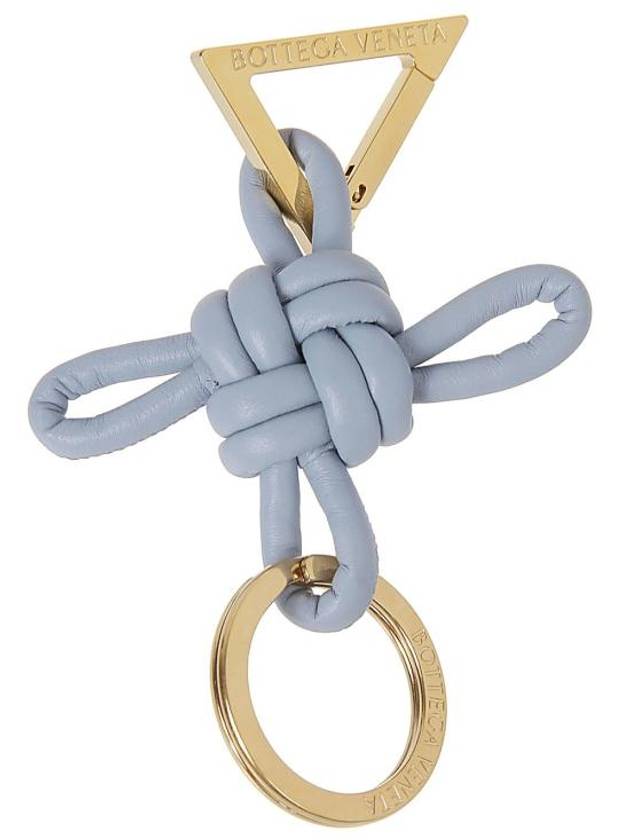 Triangle Nappa Key Holder Blue - BOTTEGA VENETA - BALAAN 1