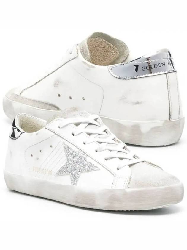 Superstar Distressed Calf Leather Low Top Sneakers White - GOLDEN GOOSE - BALAAN 2